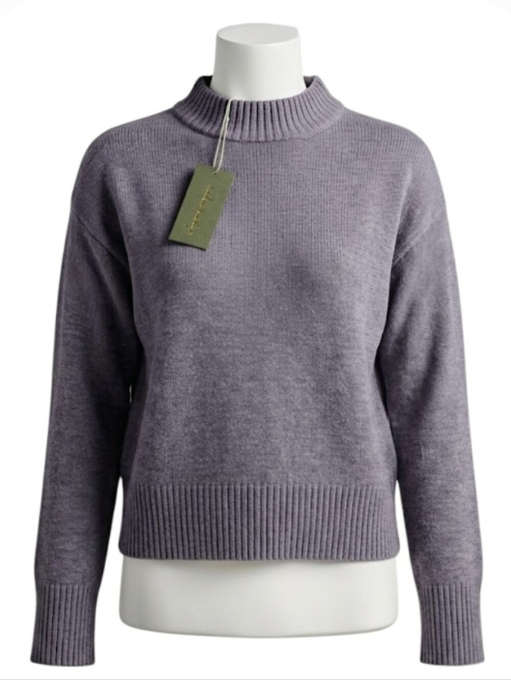 NEW Urban Heritage Mock Neck Cozy Knit Sweater